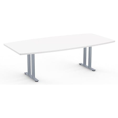 Special-T Table, BoatShaped, T-Base, 96inx48in, WE SCTSIENTL4896DW